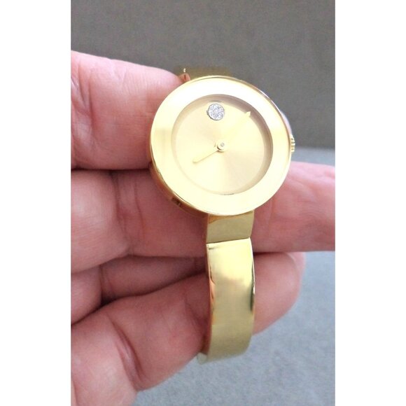 MOVADO BOLD Ladies BRACELET WATCH New Battery WORKING BOX Booklet XLinks Unworn - Picture 5 of 9